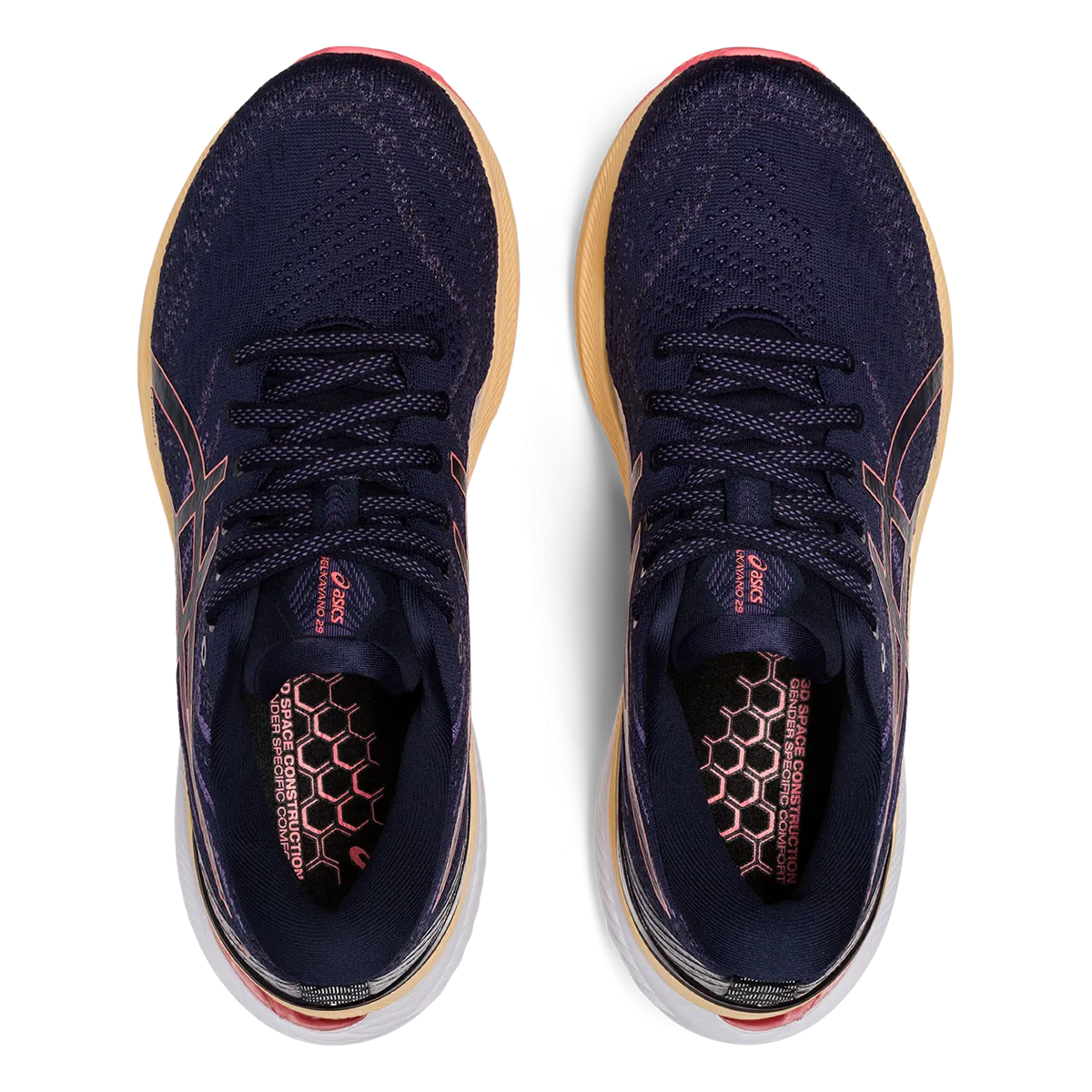 Asics Gel Kayano 29 - Midnight - Papaya