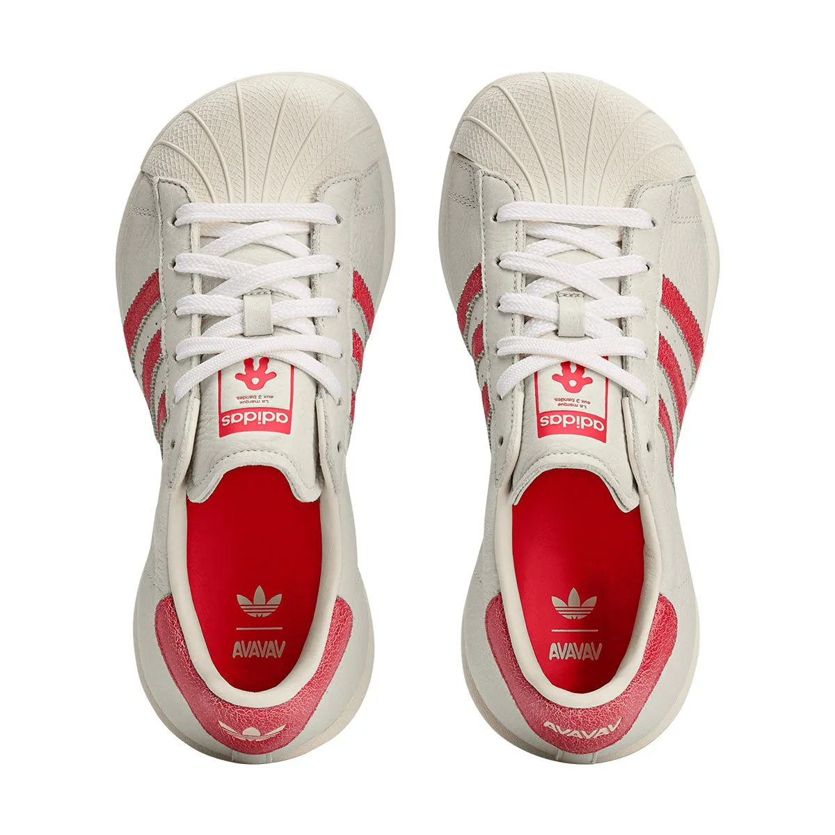   Avavav Superstar Modified 'Crystal White Red'