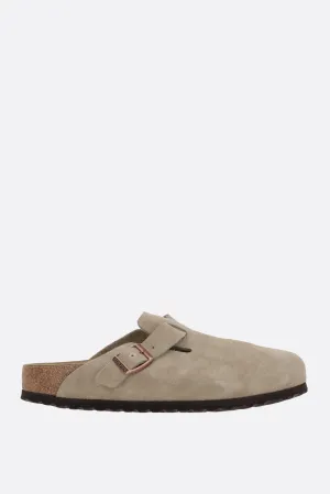 Boston BS suede flat mules (Narrow Fit)