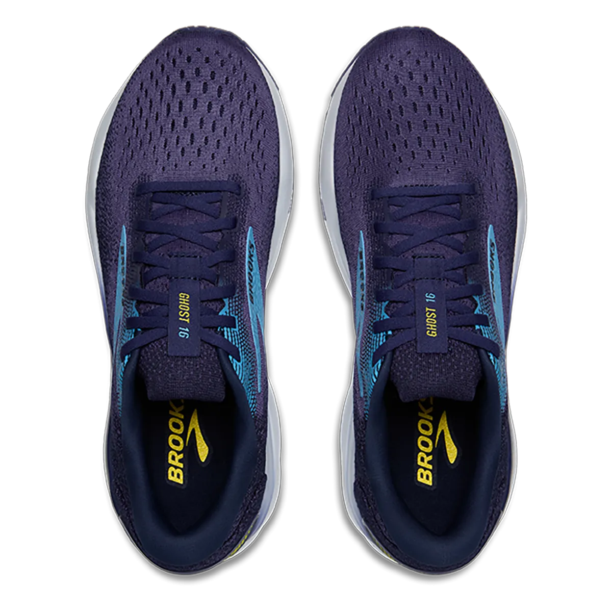 Brooks Ghost 16 - Blue - Bonnie Blue - Yellow
