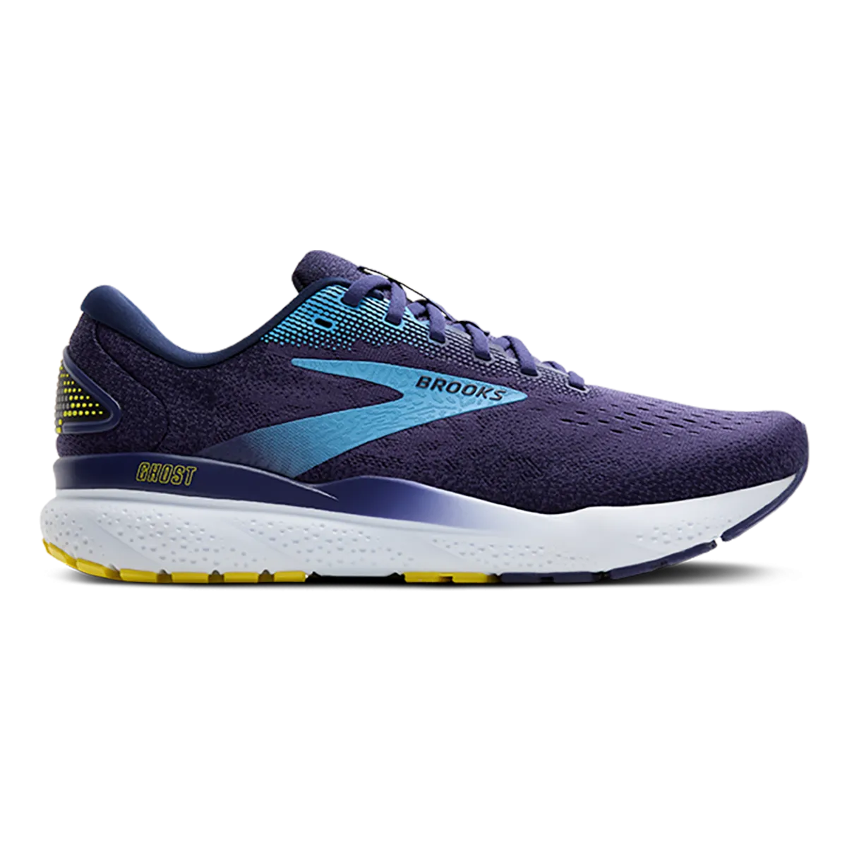 Brooks Ghost 16 - Blue - Bonnie Blue - Yellow