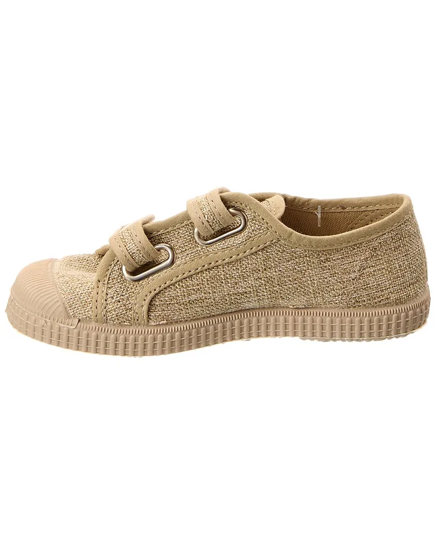 Cienta Glitter Canvas Sneaker