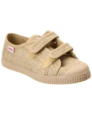 Cienta Glitter Canvas Sneaker