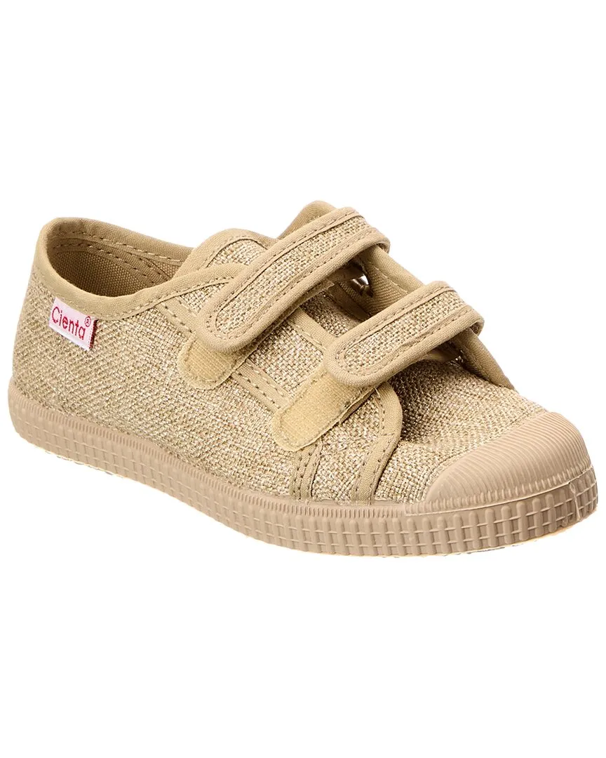 Cienta Glitter Canvas Sneaker