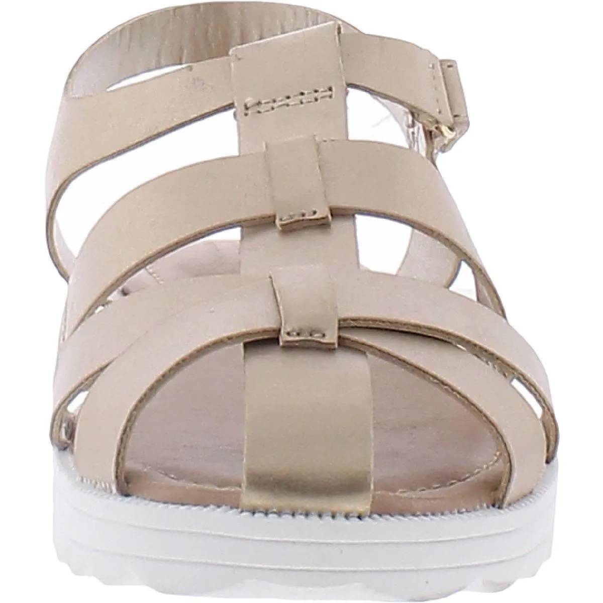 Coastal Girls Metallic Slingback Flat Sandals