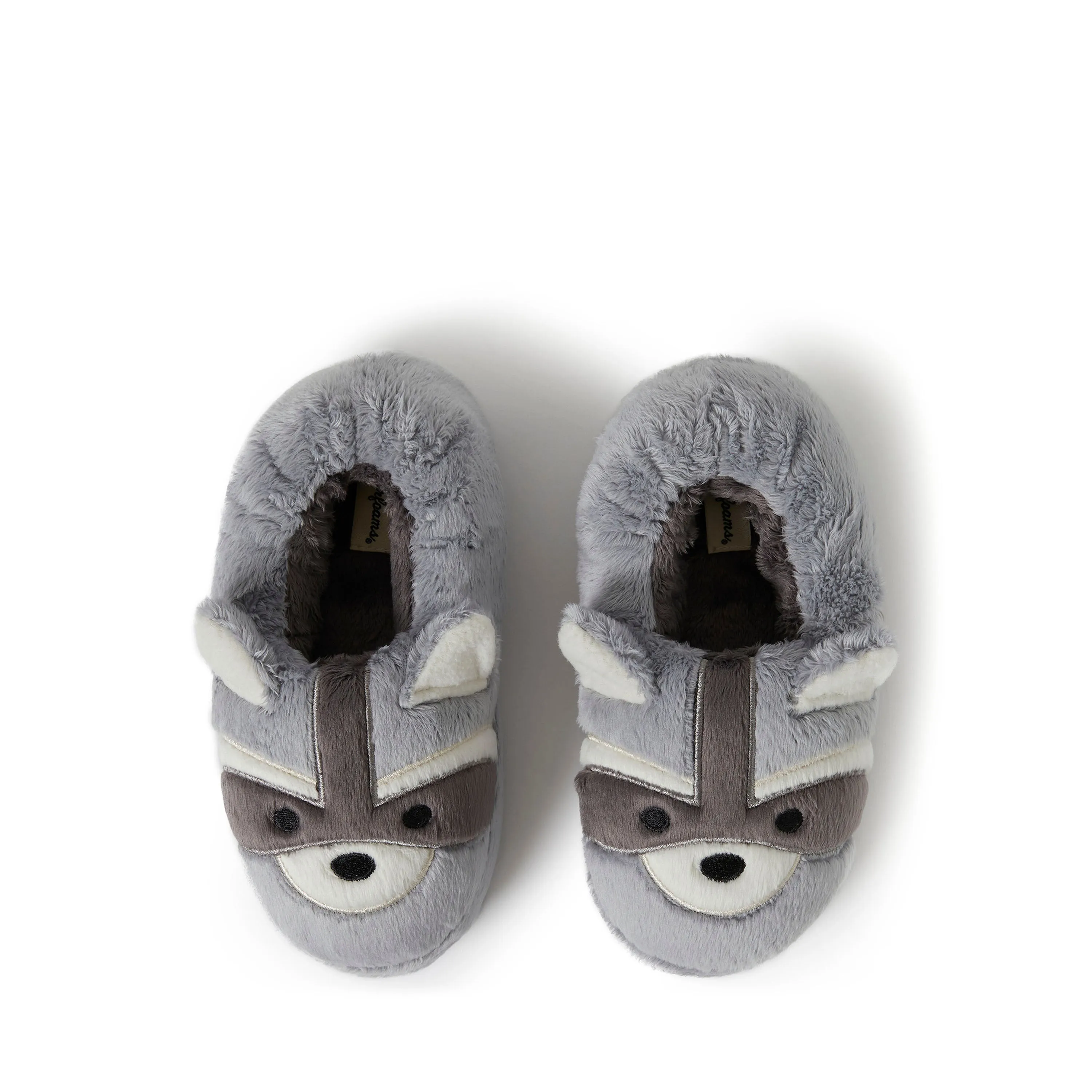 Dearfoams Kid's Emery Critter Closed Back Animal Slipper