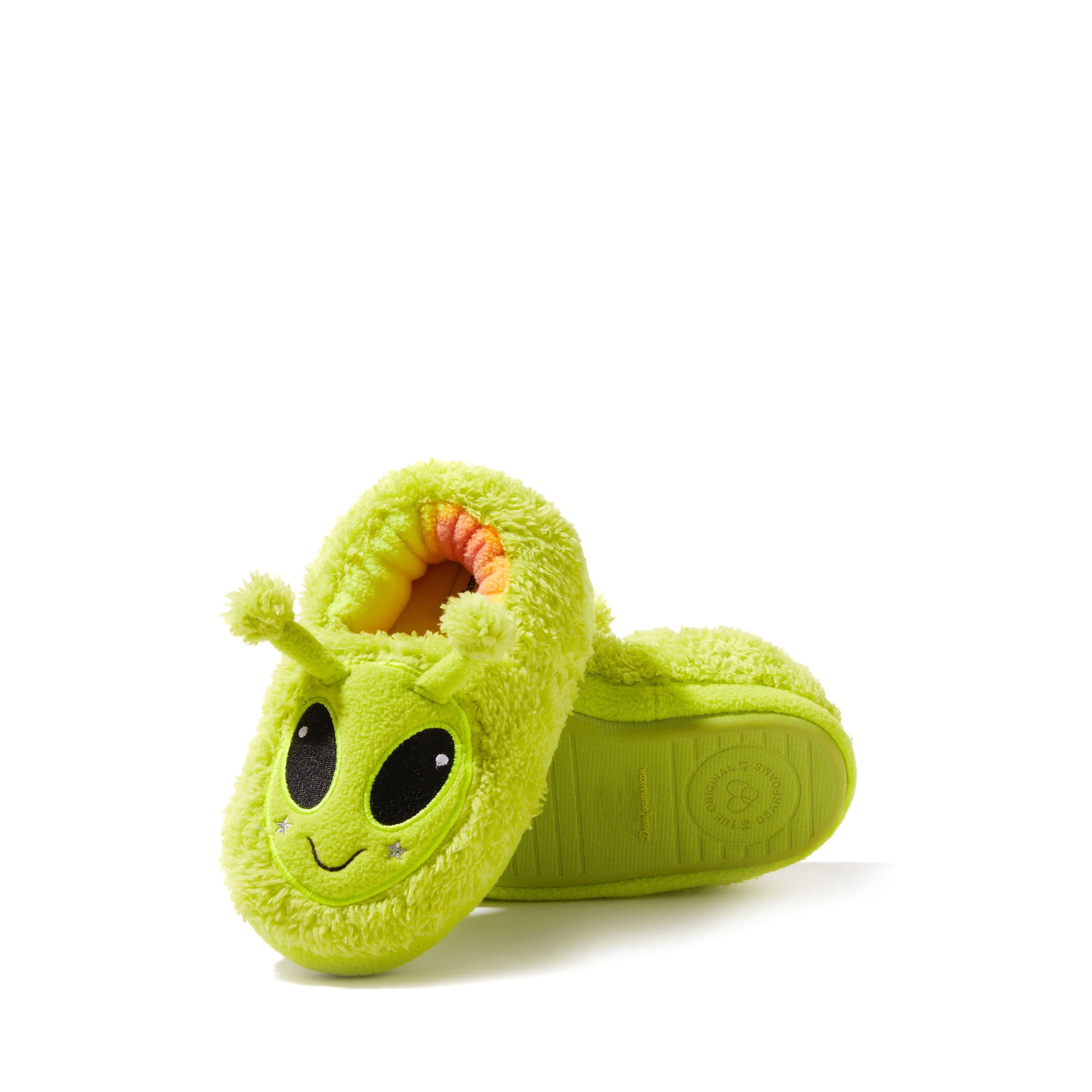 Dearfoams Kid's Emery Critter Closed Back Animal Slipper