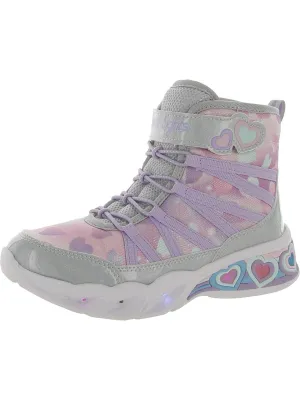 Dreamy Love Girls Metallic Gym Light-Up Shoes