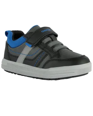 Geox Blue Arzach Leather Sneaker