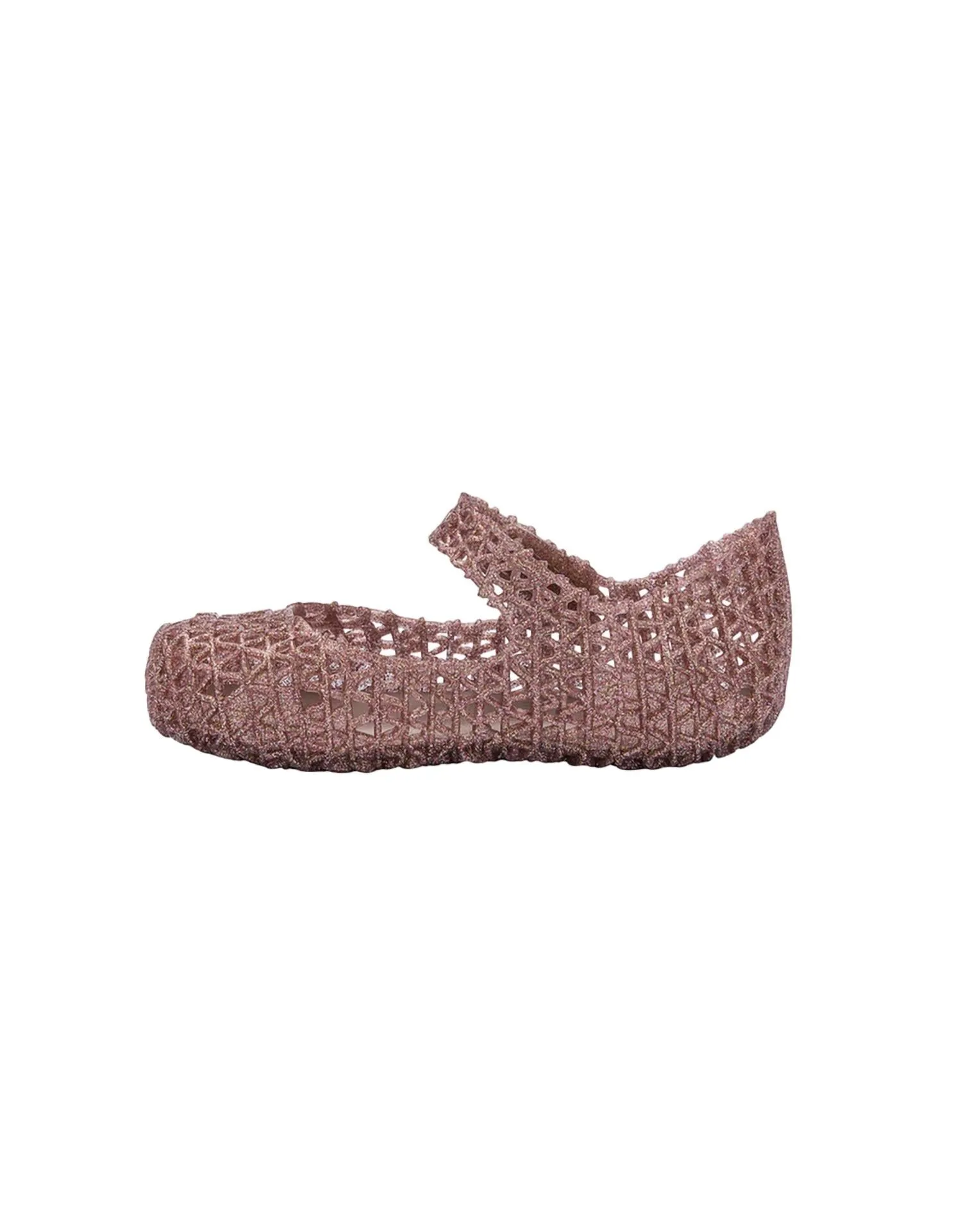 Girl's Campana Papel Shoes In Rose Glitter
