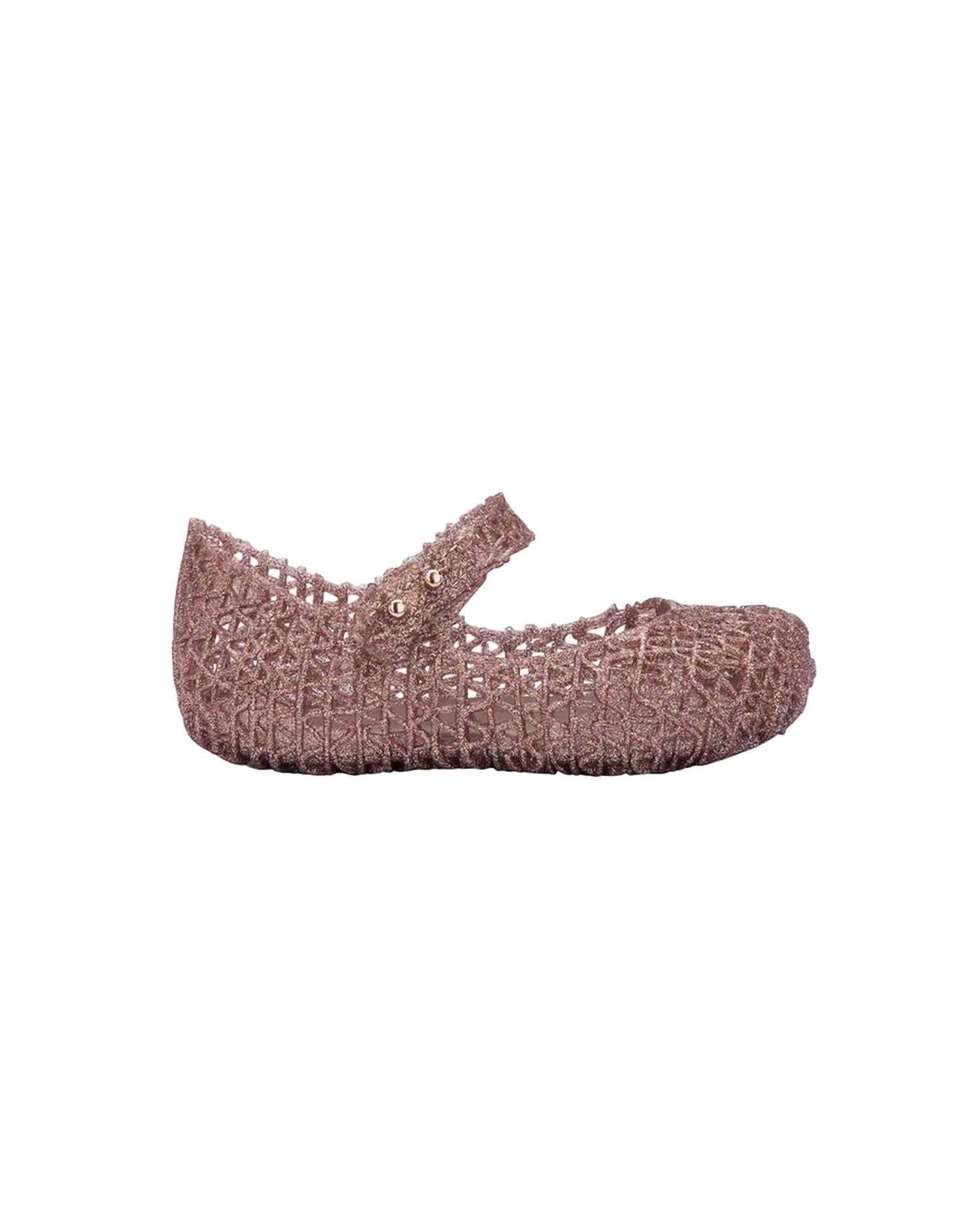 Girl's Campana Papel Shoes In Rose Glitter