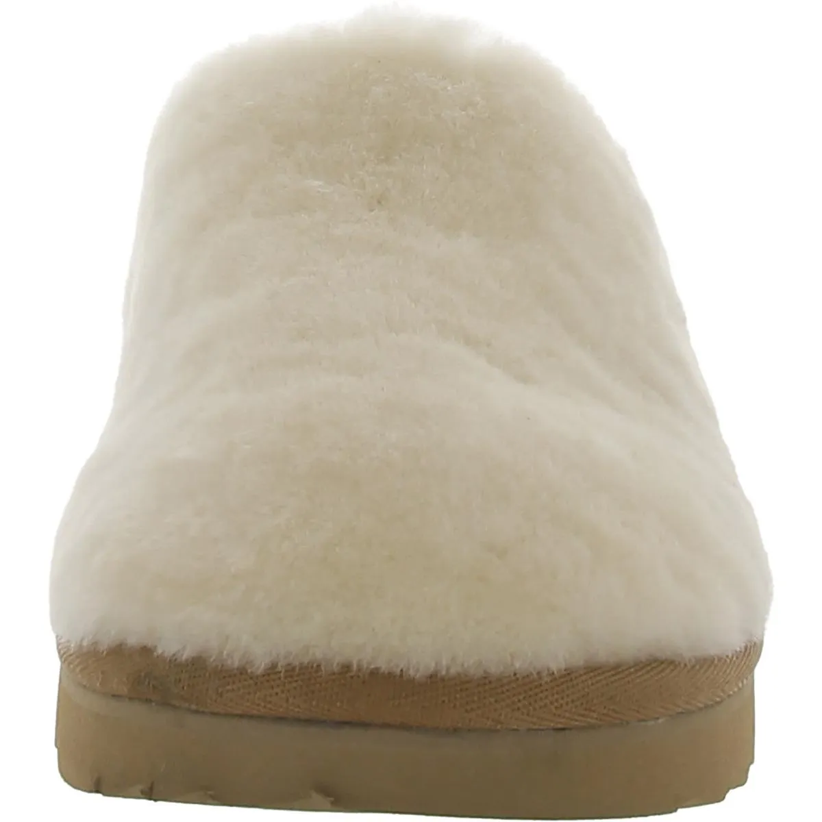 Girls Shearling Slip-On Slingback Slippers