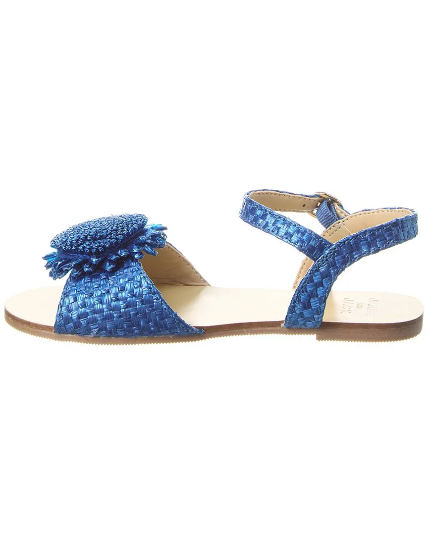 Janie and Jack Straw Flower Sandal