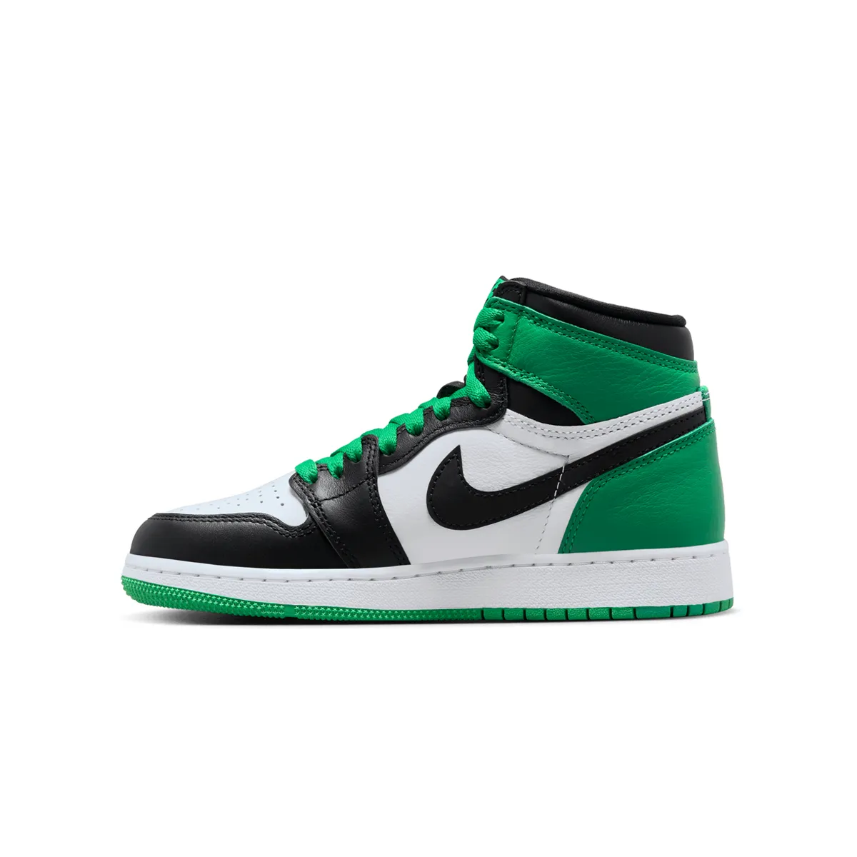 Kids Air Jordan 1 Retro High OG 'Lucky Green'