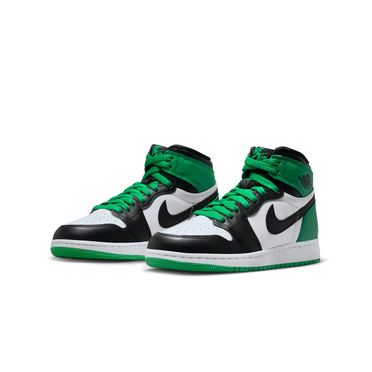 Kids Air Jordan 1 Retro High OG 'Lucky Green'