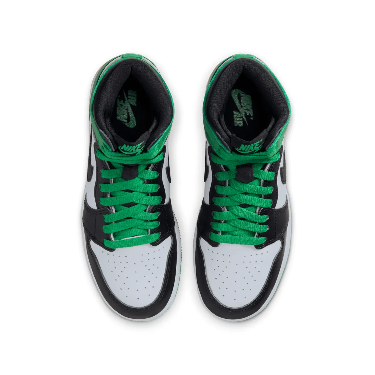 Kids Air Jordan 1 Retro High OG 'Lucky Green'
