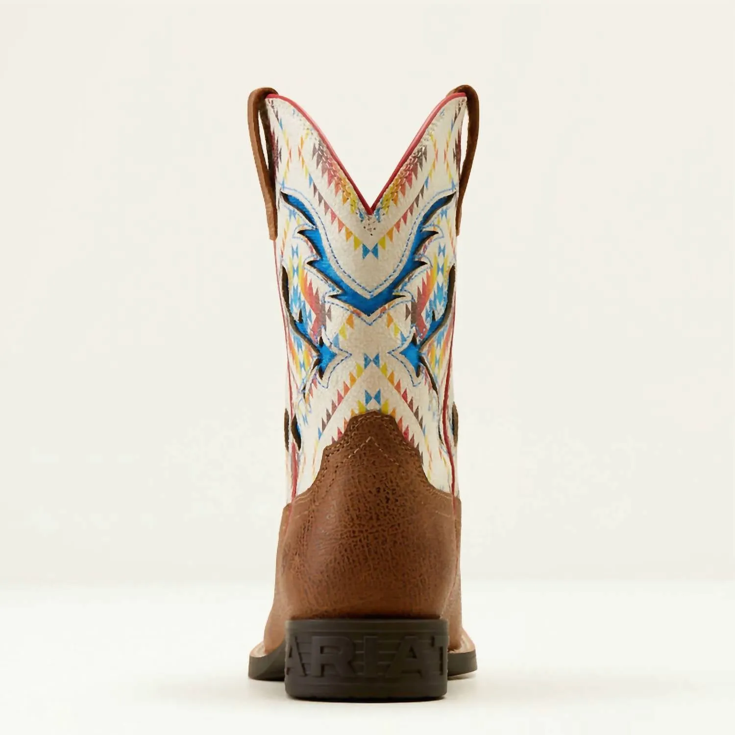 Kids San Angelo Western Boot In Brown/multi