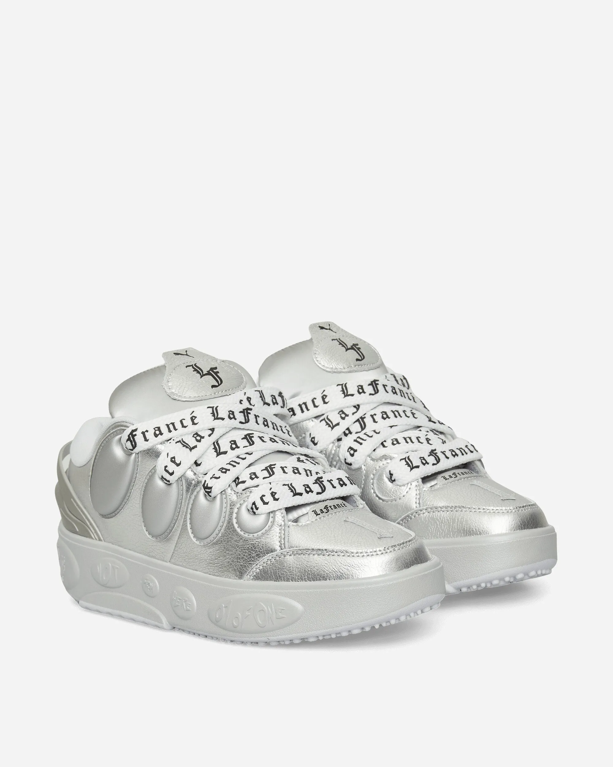 LaMelo Ball LaFranc Written in Chrome Sneakers Silver Mist