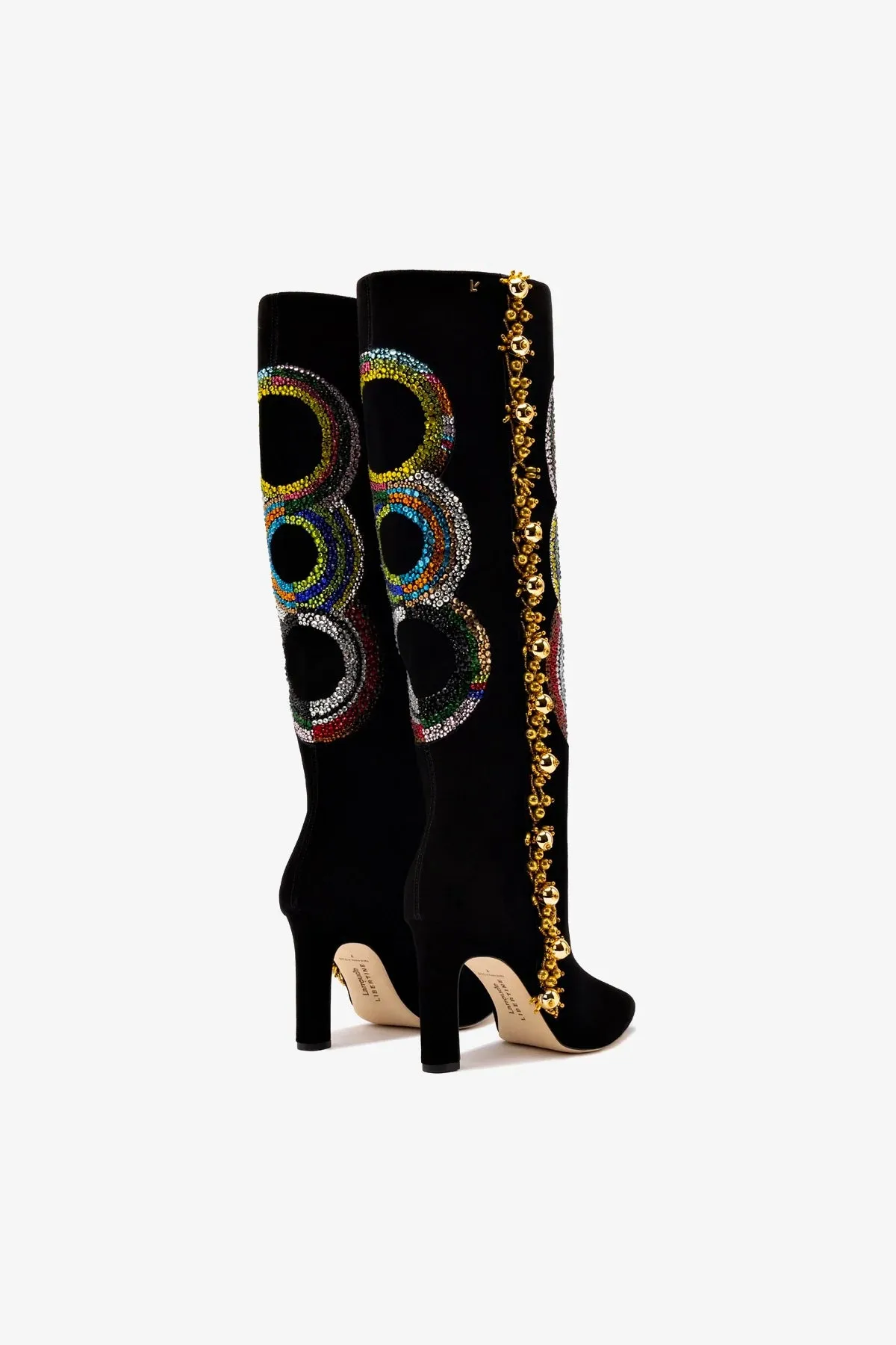 Larroud x Libertine Boot In Sonia Crystal