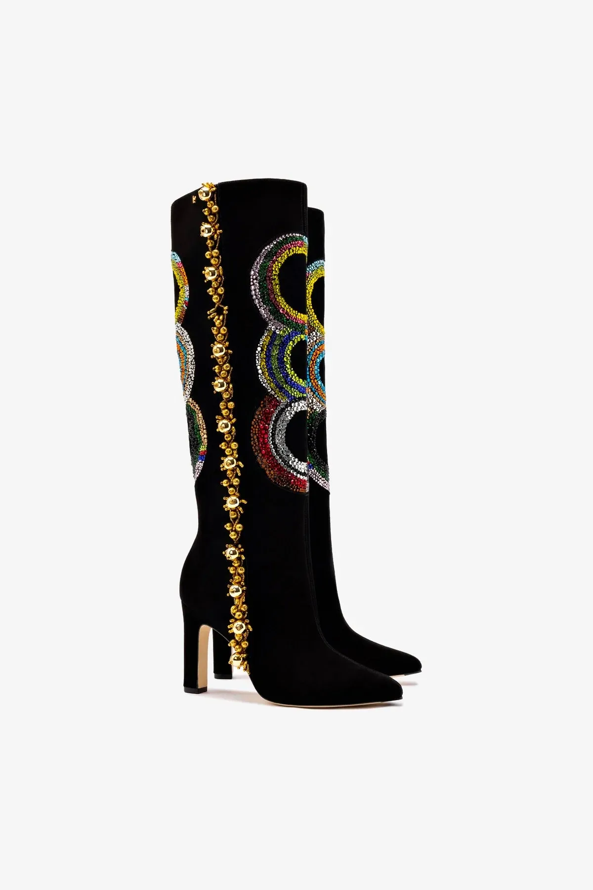 Larroud x Libertine Boot In Sonia Crystal