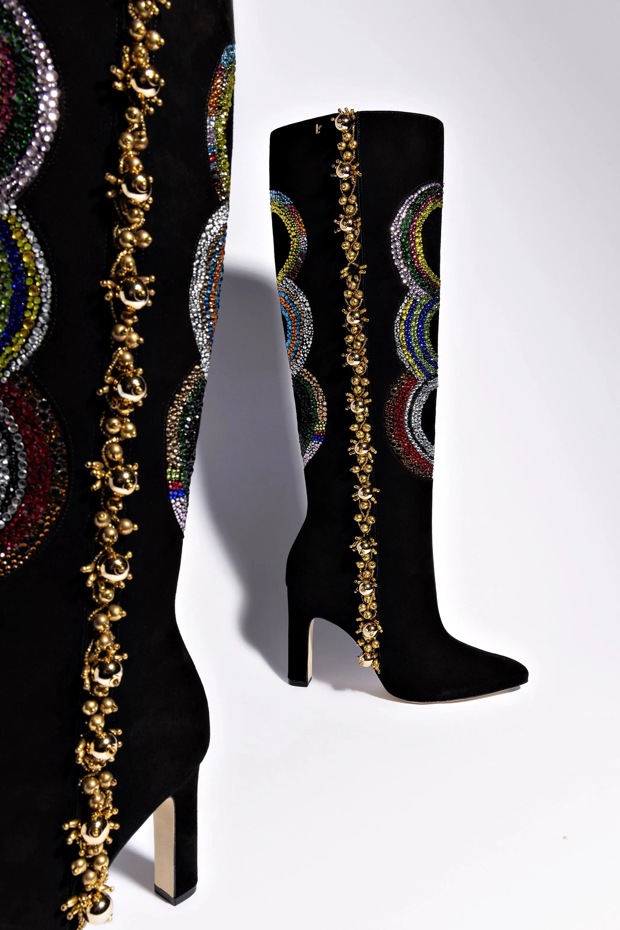 Larroud x Libertine Boot In Sonia Crystal