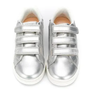 Metallic Silver Jr DJ Rock Sneakers