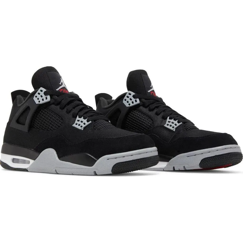 Nike Air Jordan 4 'Black Canvas' M