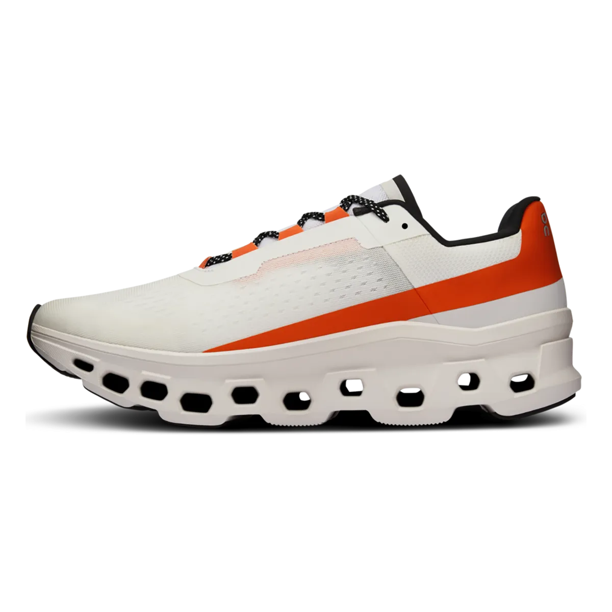 ON Cloudmonster - Undyed - White - Flame