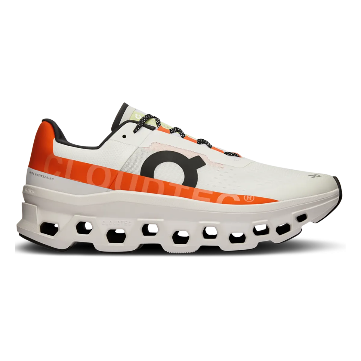 ON Cloudmonster - Undyed - White - Flame