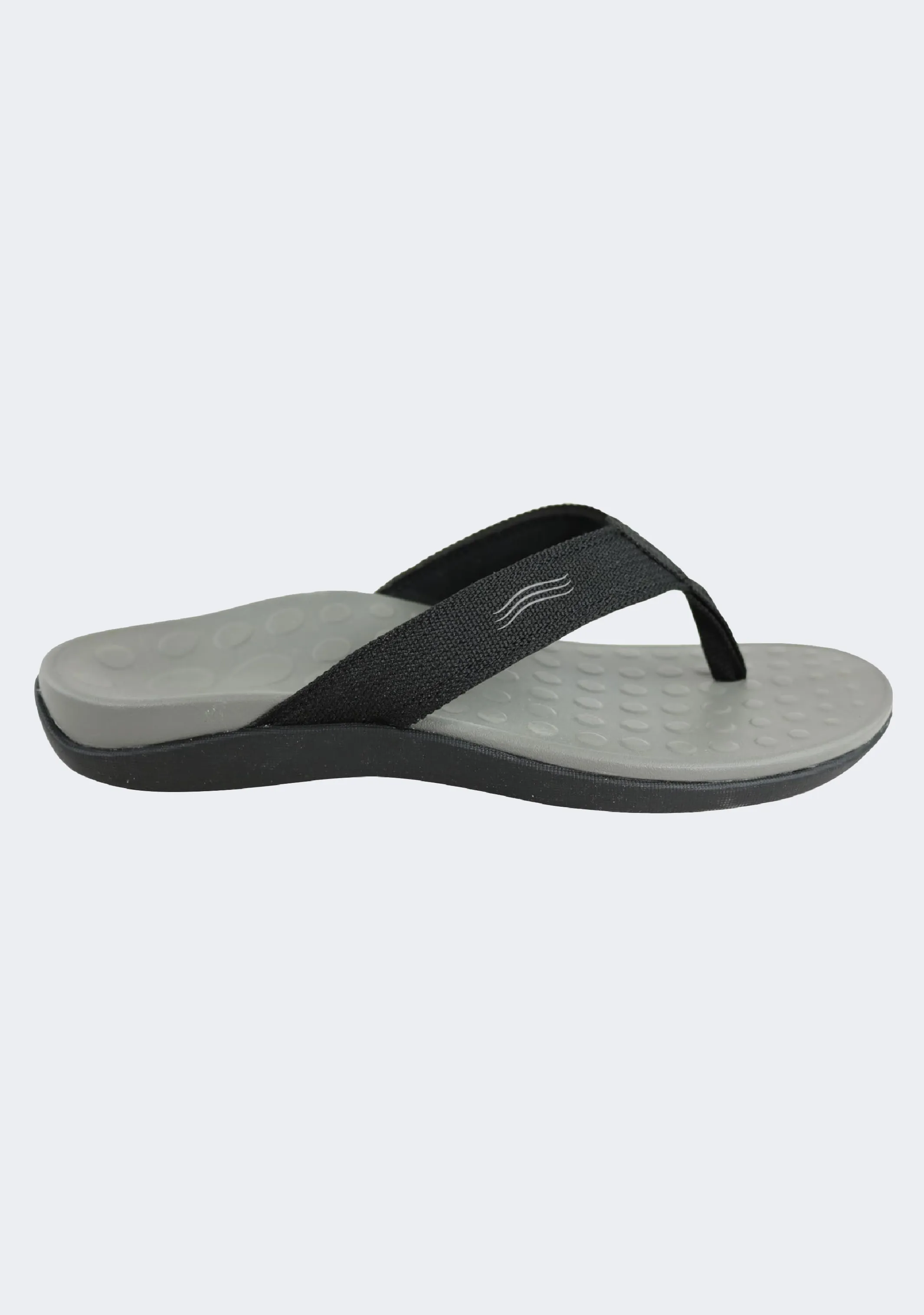 Orthaheel Men??s Wave II Thongs in Black
