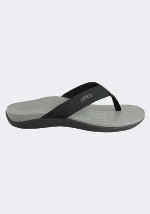 Orthaheel Men??s Wave II Thongs in Black