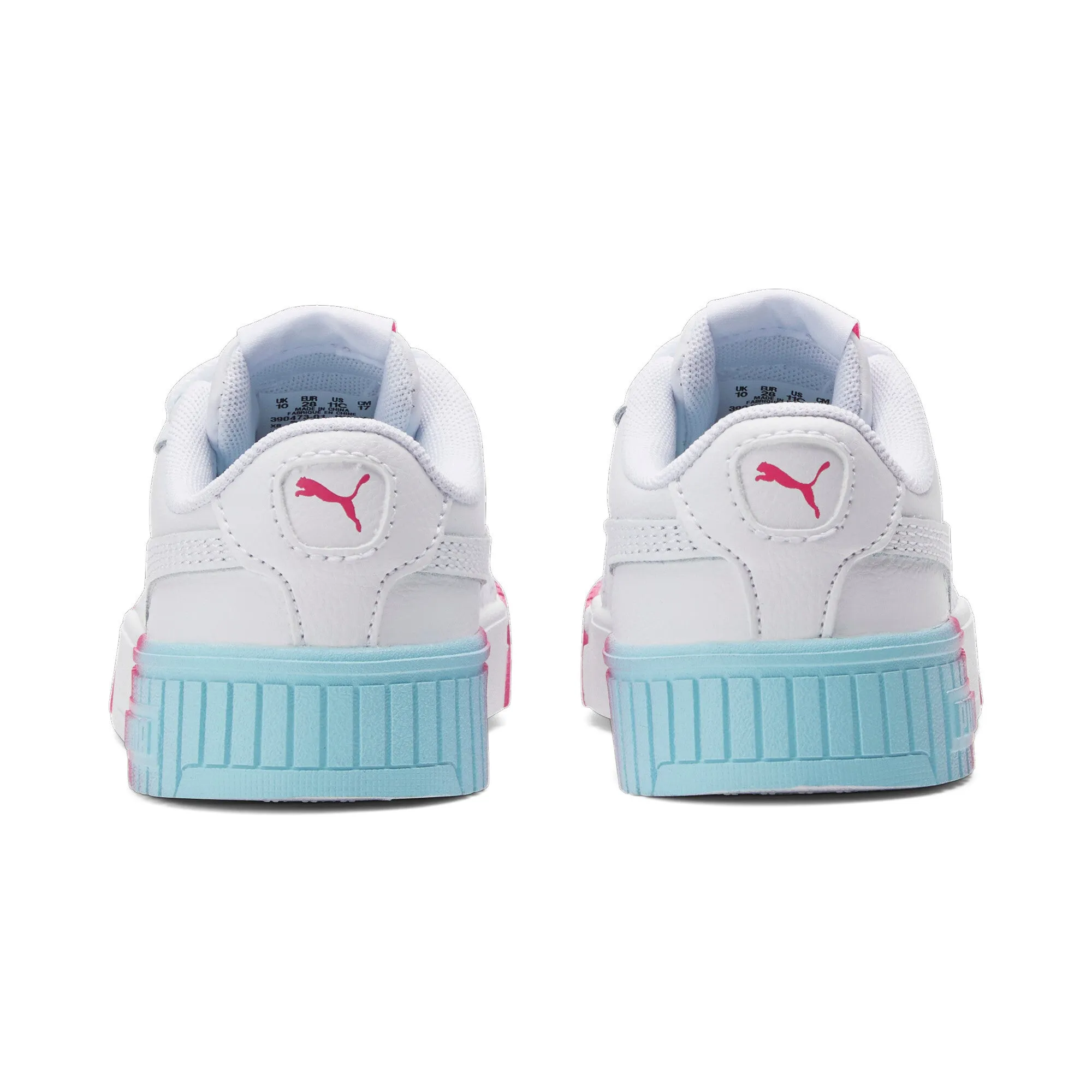 PUMA Little Kids Girls' Carina 2.0 Fade Sneakers