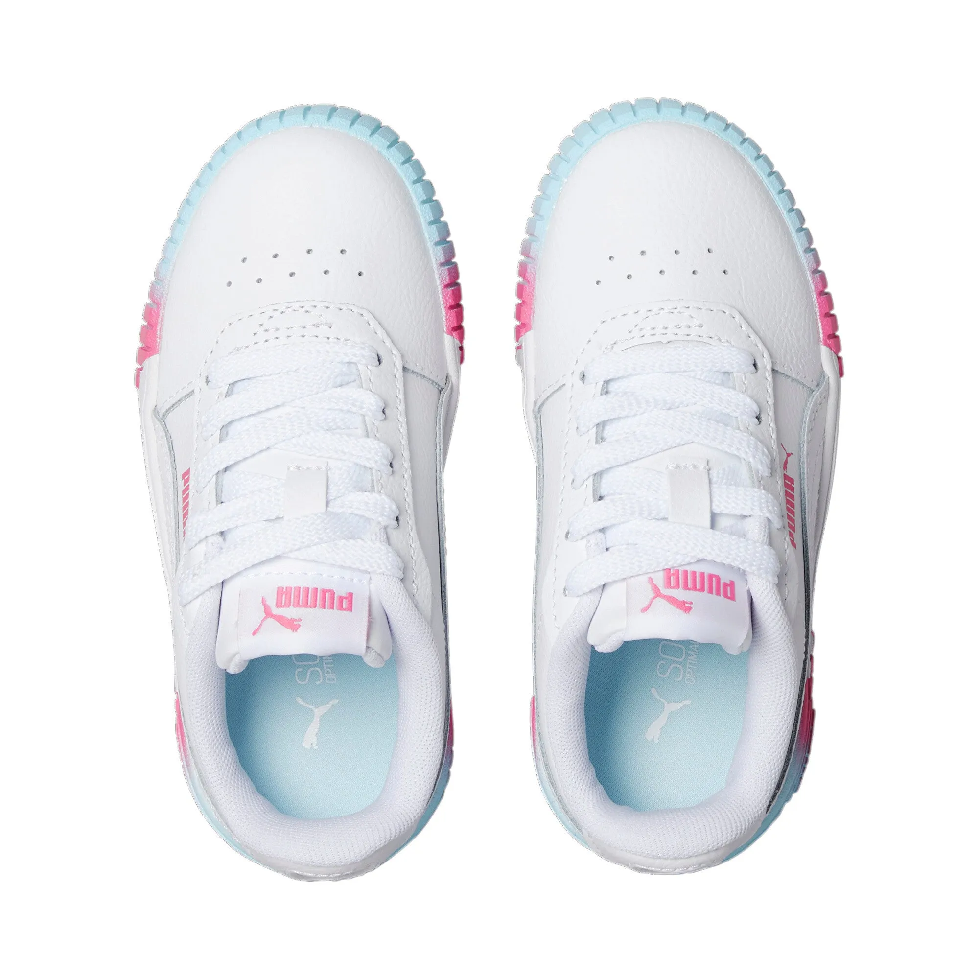 PUMA Little Kids Girls' Carina 2.0 Fade Sneakers