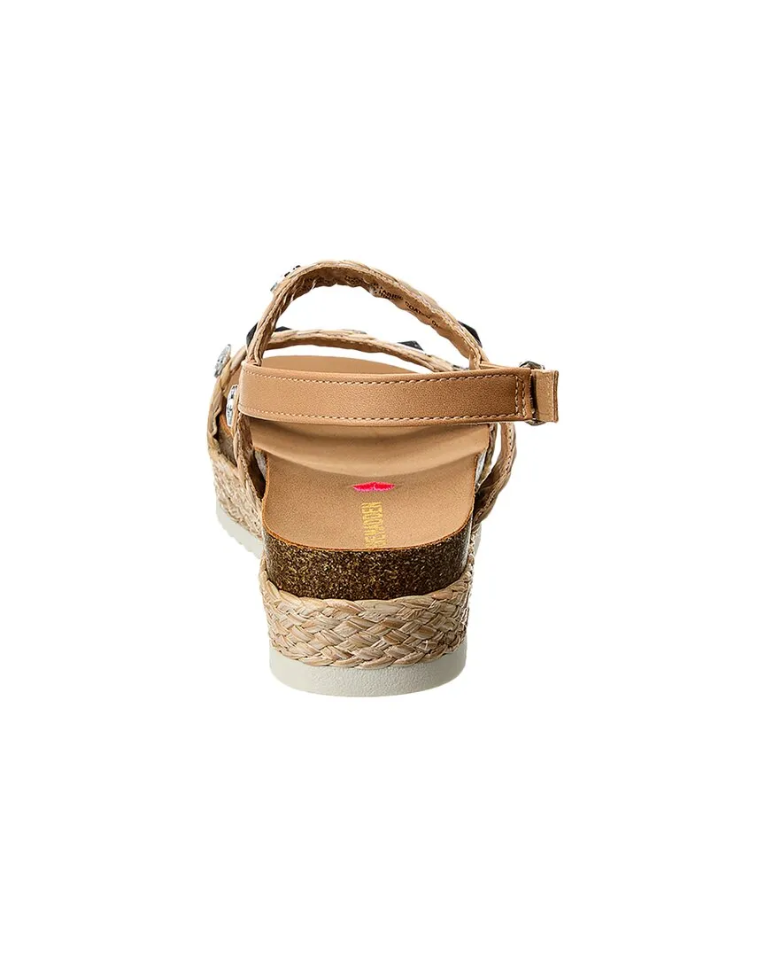 Steve Madden Jgemston Raffia Platform Sandal