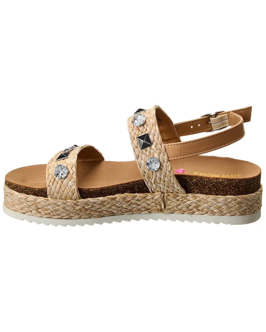 Steve Madden Jgemston Raffia Platform Sandal