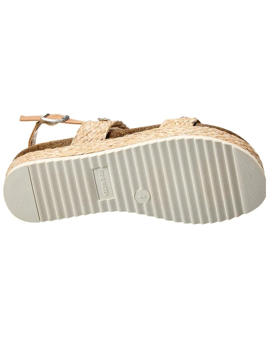 Steve Madden Jgemston Raffia Platform Sandal