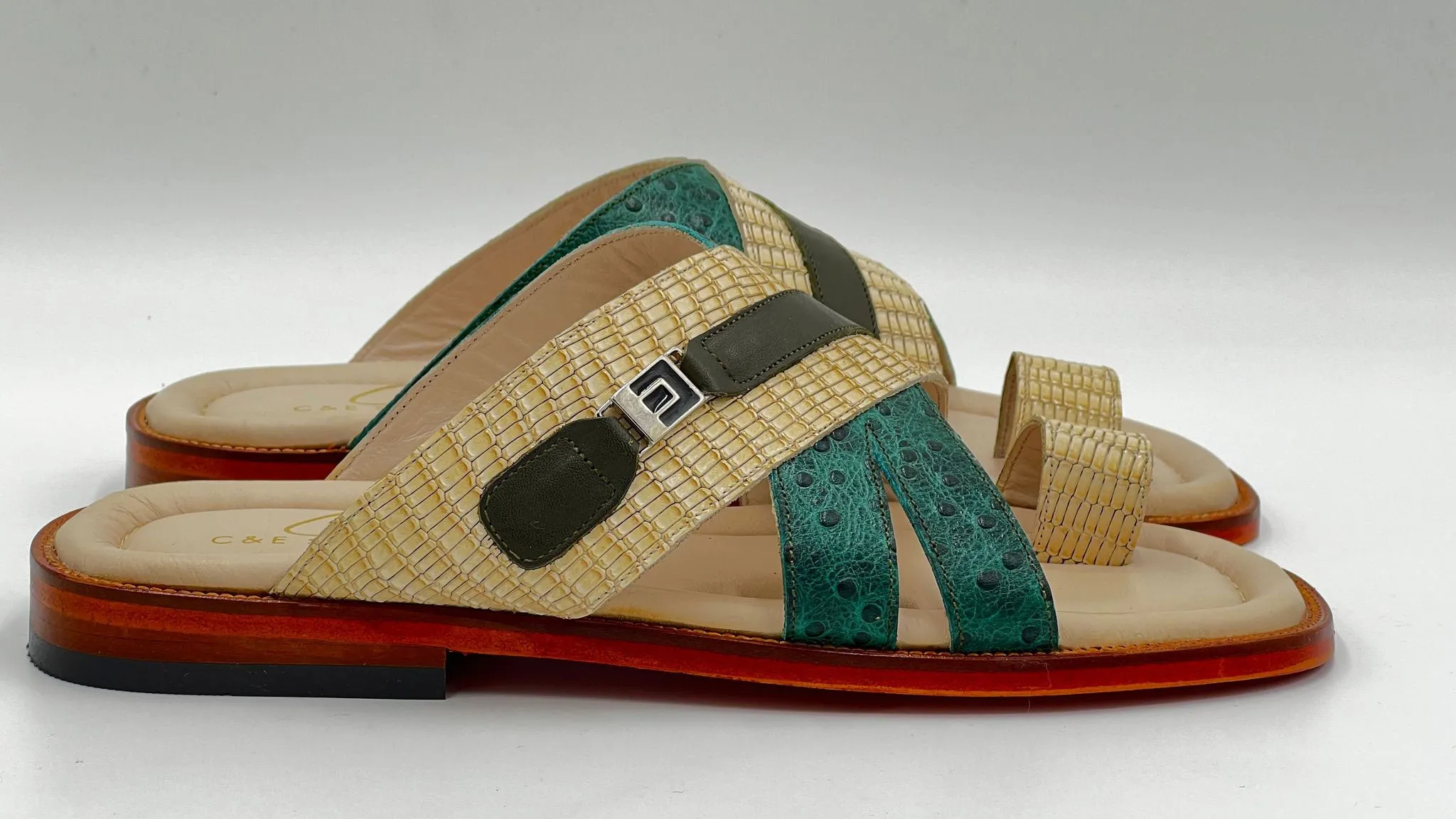 Style: S6195-Green/Beige