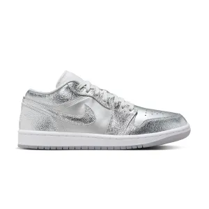Wmns Air Jordan 1 Low SE 'Metallic Silver'