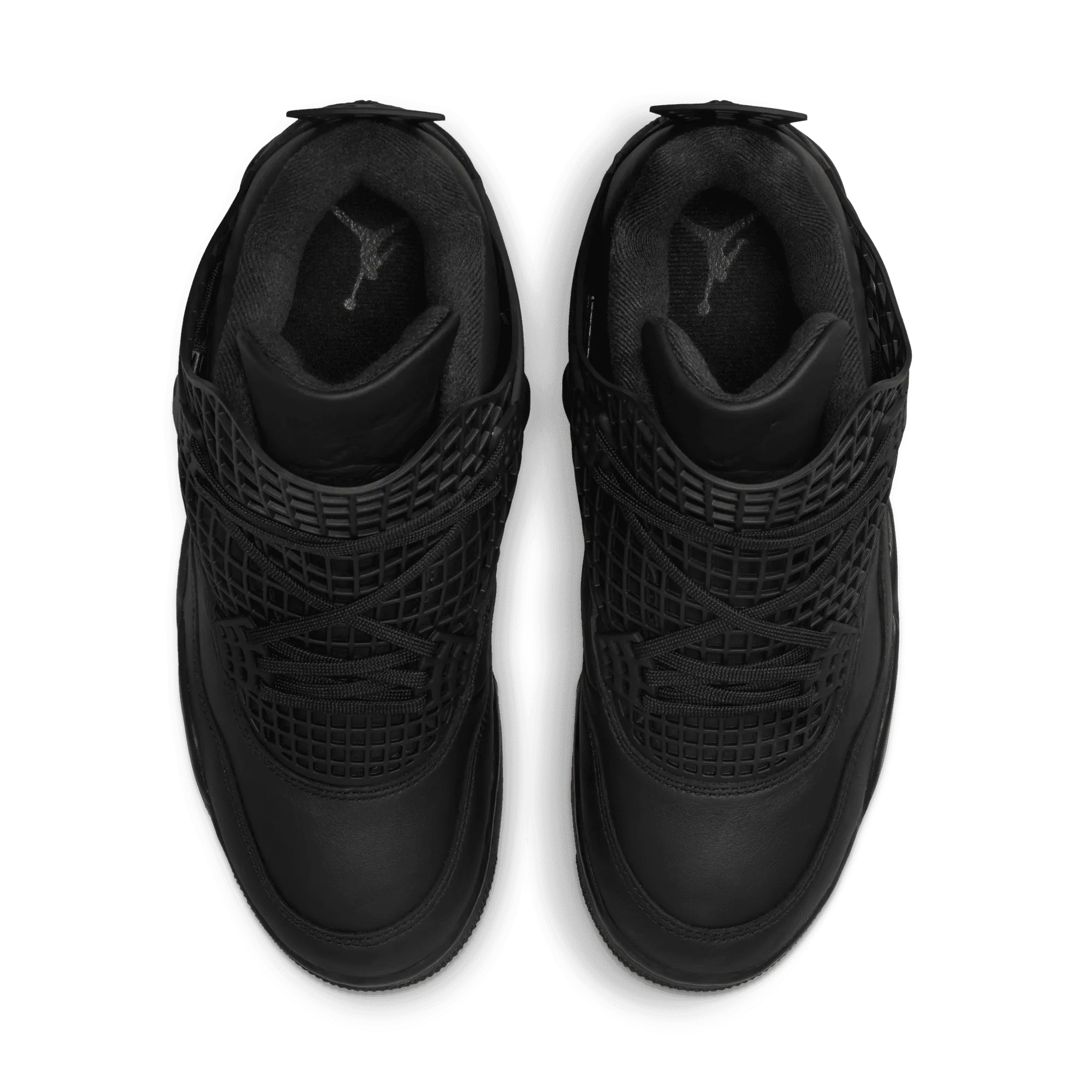 Wmns Air Jordan 4 Net 'Triple Black'