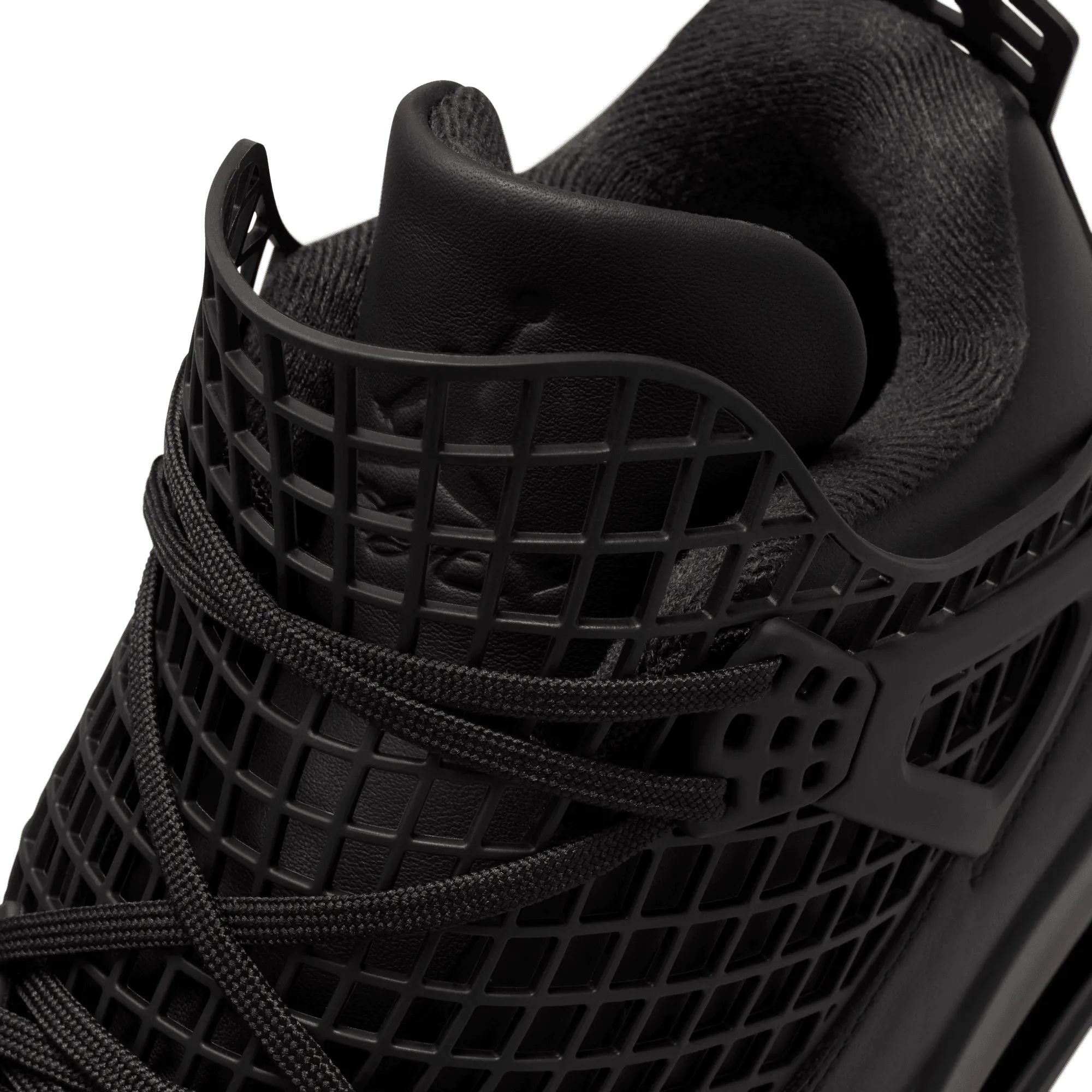 Wmns Air Jordan 4 Net 'Triple Black'