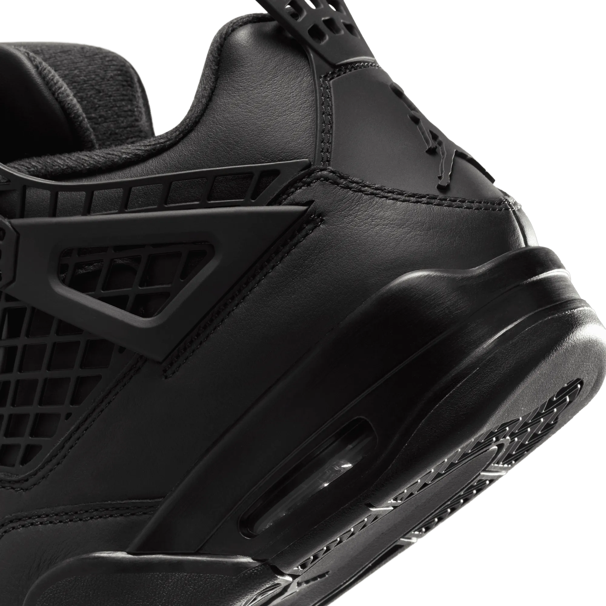 Wmns Air Jordan 4 Net 'Triple Black'