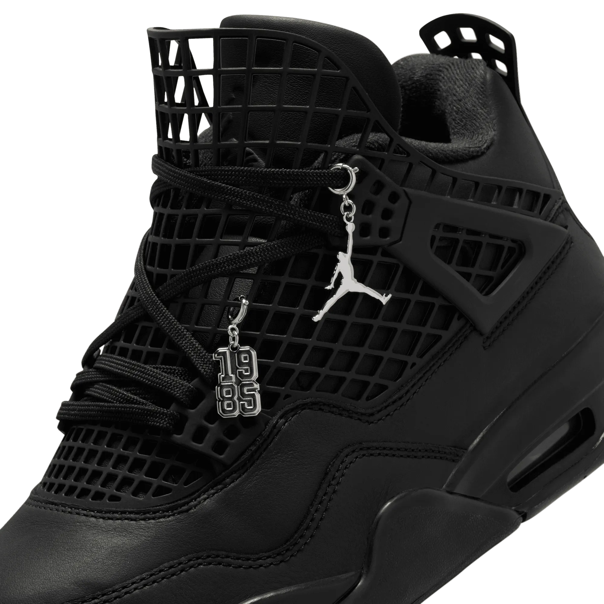 Wmns Air Jordan 4 Net 'Triple Black'